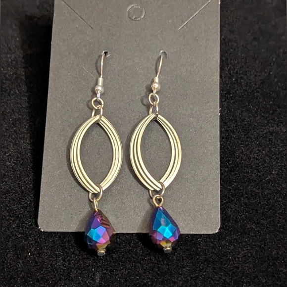 Hand Made Multicolor Drop Earrings - Picture 1 of 2